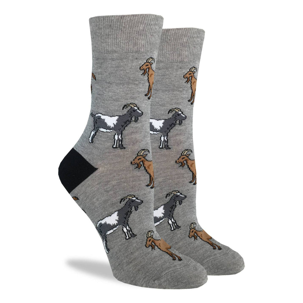Women's Goat's Crew Socks Fits size 5-9