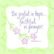 Be Joyful in Hope Magnet