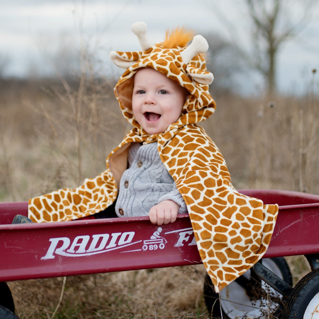 Giraffe Toddler Cape, Size 2-3T