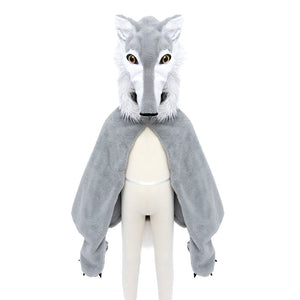 Woodland Wolf Cape, Size 4-6
