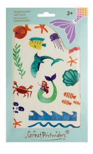 GREAT PRETENDERS MERMAID TEMPORARY TATTOOS