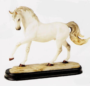 10"H Grey Horse Statue