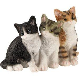 3-1/2"H Three Kittens Figurine