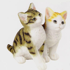 4"H Two Cats Figurine