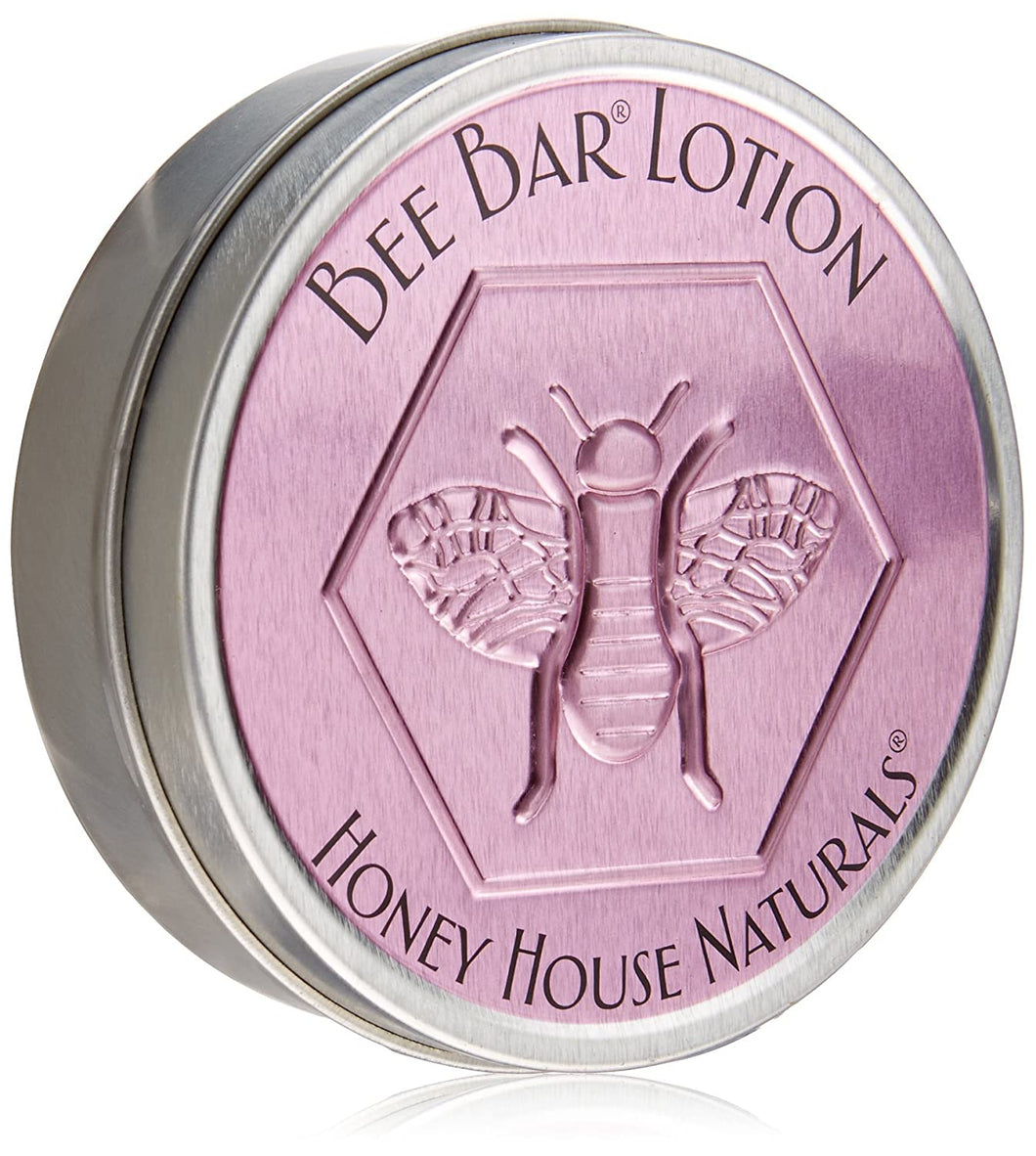 Bee Bar Lotion Bar-2oz Lavender,pink Tin