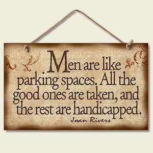 Decorative Wood Sign: Men Are Like