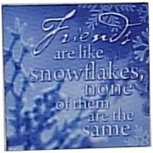 Canvas Magnets- Snowflake Friends