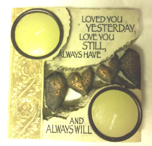 Candle Plaque-Love