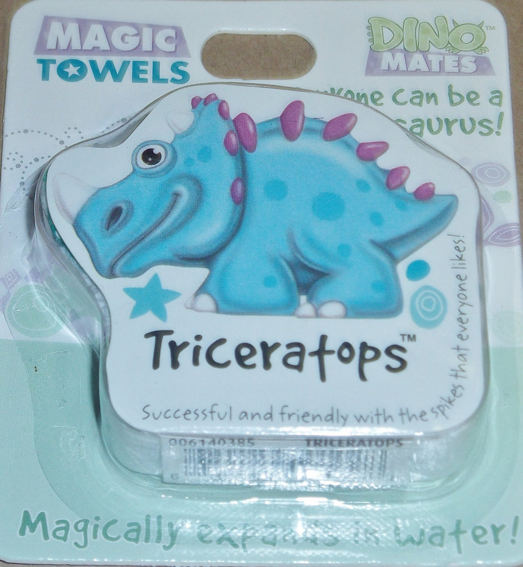 Dinomatic Magic Towel-Triceratops