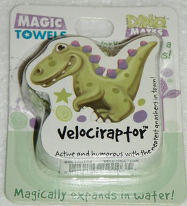 Dinomatic Magic Towel-Velociraptor