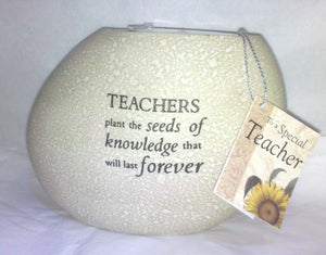 Pebble Candle- A Special Teacher