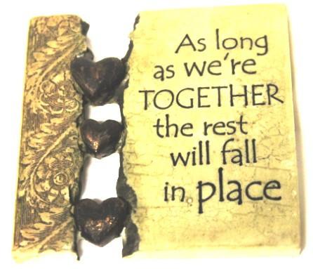 Square Plaque-Love-Together