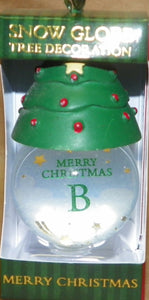 Personalized Snow Globe Ornament-B