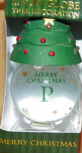 Personalized Snow Globe Ornament-P