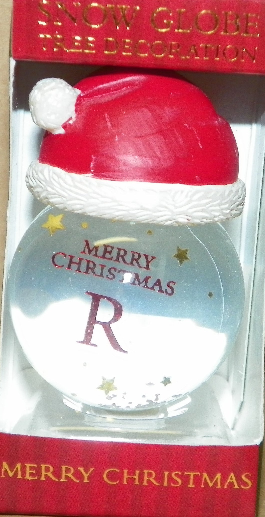Personalized Snow Globe Ornament-R