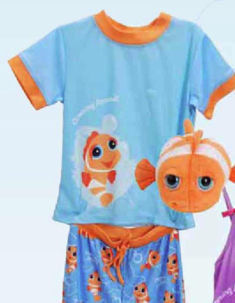 Boys 3T Bright Eye Clownfish Pajamas