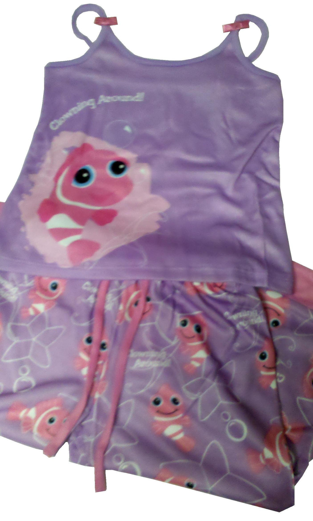 Youth Girls S Bright Eye Clownfish Pajamas