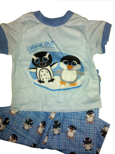 Boys 2T Bright Eyes Penguins Pajamas