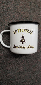 Butterbeer and Christmas Cheer Harry Potter Black Christmas Mug-16oz