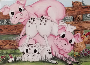 Pig Pile Card