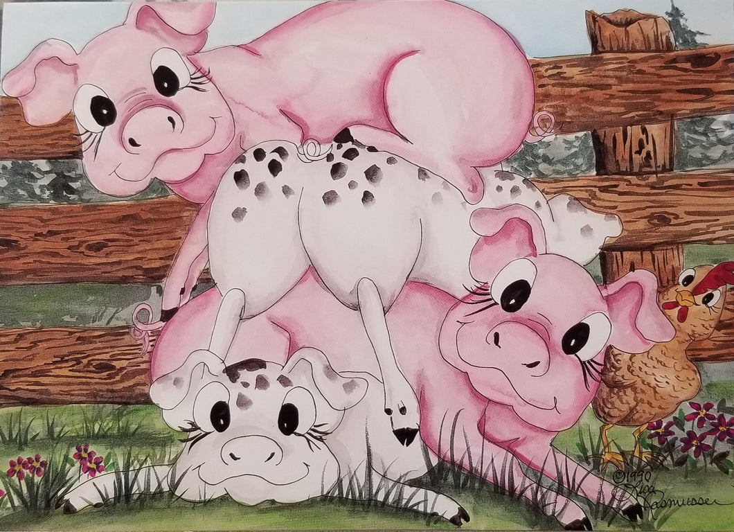 Pig Pile Card