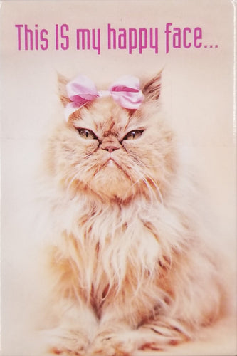 This Is My Happy Face Magnet #35617