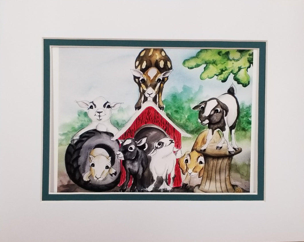 Kids at Play Frame able Artist Print