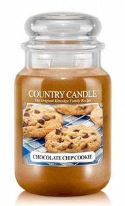 23oz Country Classics Large Jar Kringle Candle: Chocolate Chip Cookie