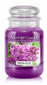 23oz Country Classics Large Jar Kringle Candle: Fresh Lilac