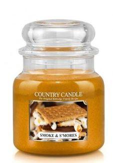 16oz Country Classics Medium Jar Kringle Candle: Smoke & Smores