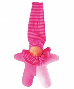 Child's Safety Seat Hanger Doll Pink