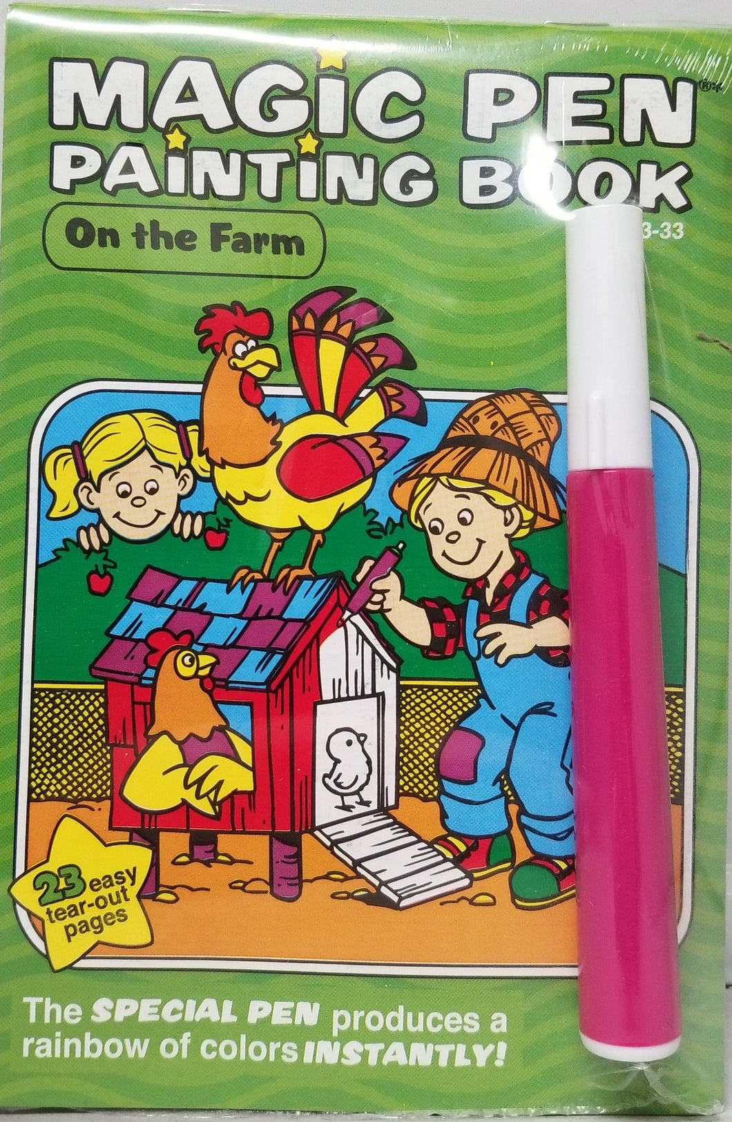 Magic Pen Painting Activity Book-On the Farm