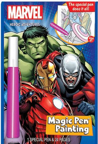 Marvel Hero-Heroic Adventure Magic Pen Painting Book