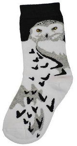 Snow Owl Adult Socks- Xlarge