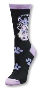 Wolf Howling Adult Socks-Large