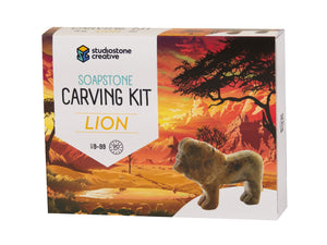 Studiostone Creative Soapstone Carving Kit- Lion