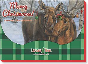 Leanin Tree Merry Chrismoose Christmas Card Assortment #90288