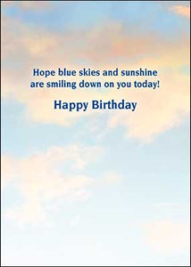 Blue Skies and Sunshine Birthday Card #47360