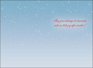Cardinal Glitter Boxed Christmas Cards #74665-inside