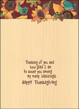 Load image into Gallery viewer, Leanin Tree Thanksgiving Card: Thankful Grateful Blessed #55678