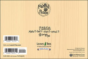 Leanin Tree Thanksgiving Card: Thankful Grateful Blessed #55678