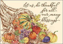 Load image into Gallery viewer, Let Us Be Thankful Holiday Greeting Car #57617