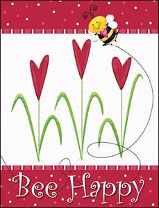 Bee Happy Valentine's Day Card Set of 8 Cards