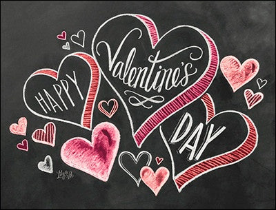 Happy Valentine's Day Hearts Cards