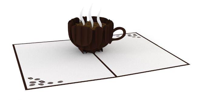 Lovepop Coffee Cup Pop Up Greeting Card