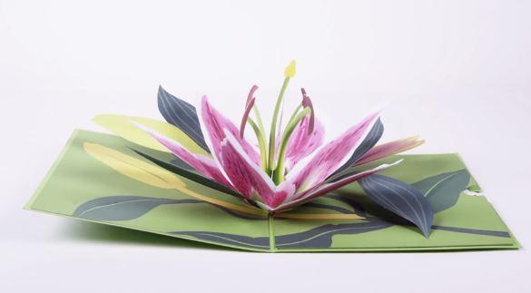 Lovepop Lily Bloom Pop Up Greeting Card