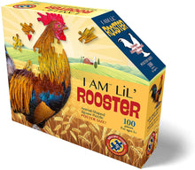 Load image into Gallery viewer, I&#39;m a Lil Rooster 100pc Shaped Puzzle