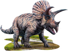 Load image into Gallery viewer, I Am Triceratops 100pc Shaped Puzzle