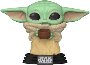 Star Wars Funko POP The Child Baby Yoda with Cup Mandalorian