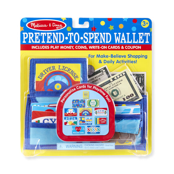 Melissa & Doug Pretend-to-Spend Wallet 2388